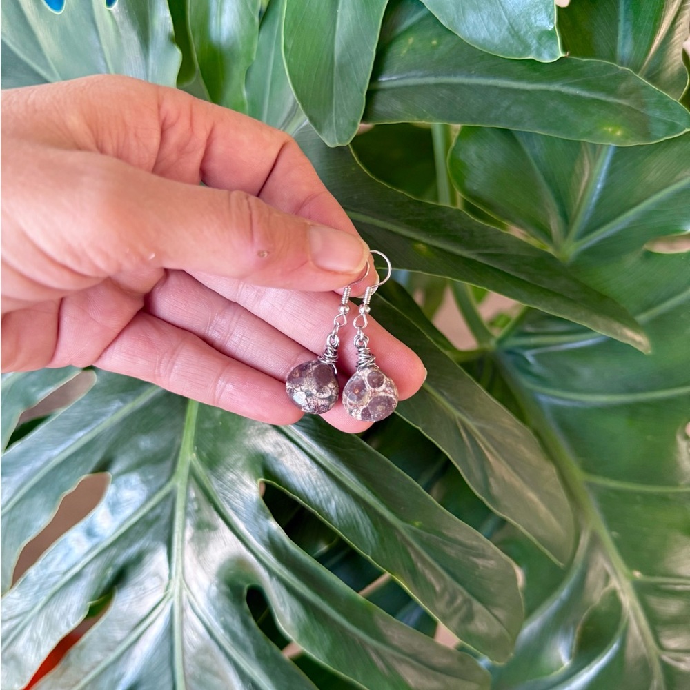 Ocean Jasper earrings || Handmade